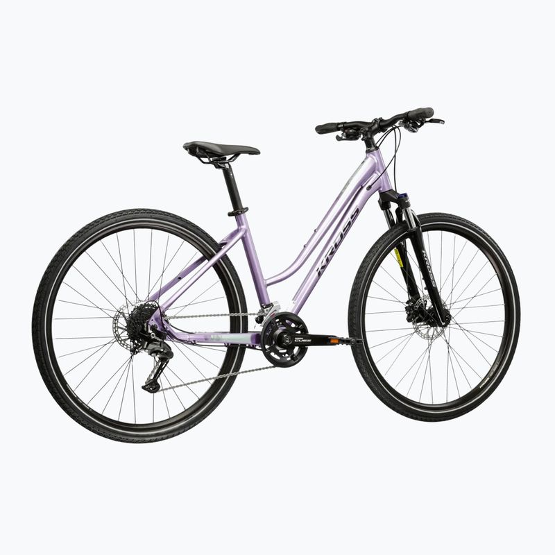 Bicicletta cross da donna KROSS Evado 5.0 In purple/black/gloss 3