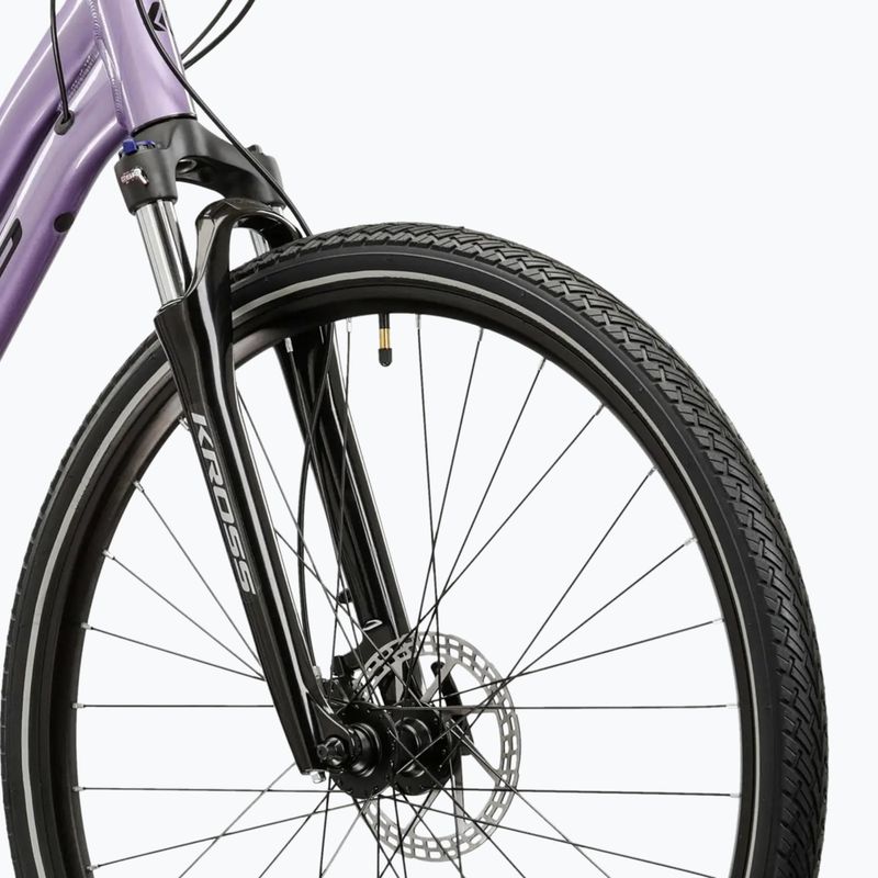 Bicicletta cross da donna KROSS Evado 5.0 In purple/black/gloss 5