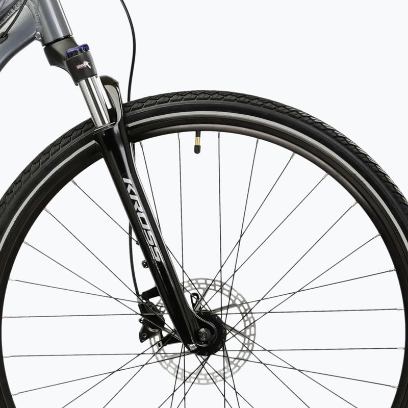 Bicicletta cross da donna KROSS Evado 5.0 In grey/blue/gloss 6