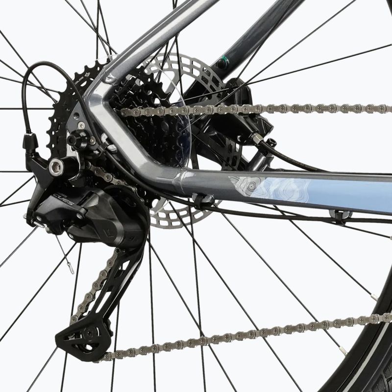 Bicicletta cross da donna KROSS Evado 5.0 In grey/blue/gloss 8