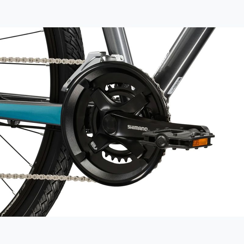 Bicicletta cross KROSS Evado 3.0 grey/teal/gloss 8