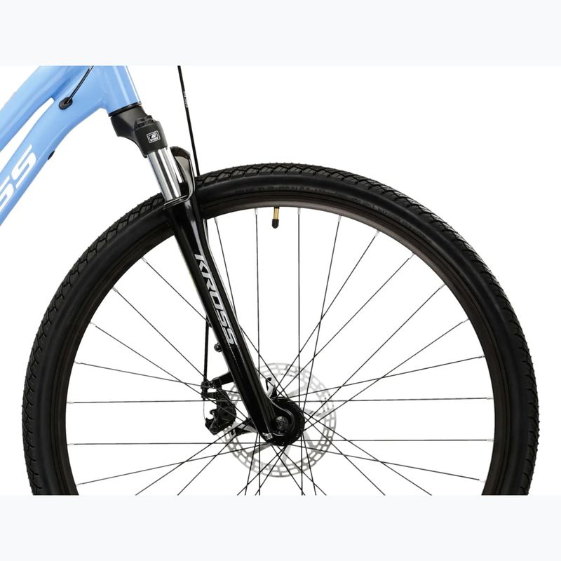 Bicicletta cross da donna KROSS Evado 3.0 In blue/white/gloss 6