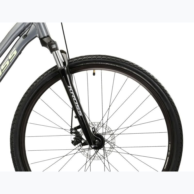 Bicicletta cross da donna KROSS Evado 3.0 In grey/green/gloss 6