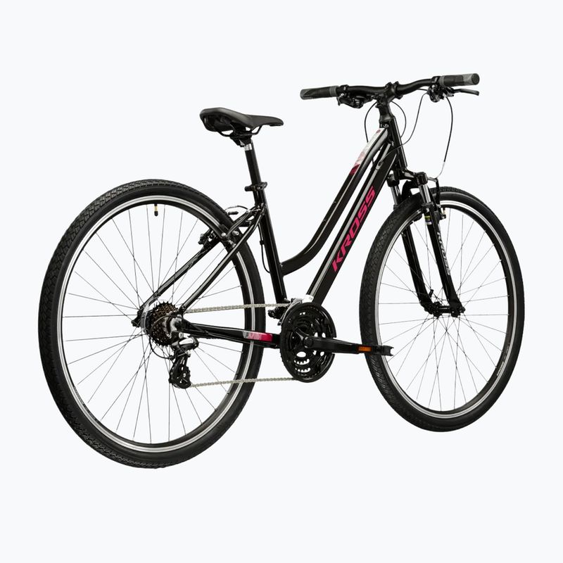 Bicicletta cross da donna KROSS Evado 2.0 In black/pink 3