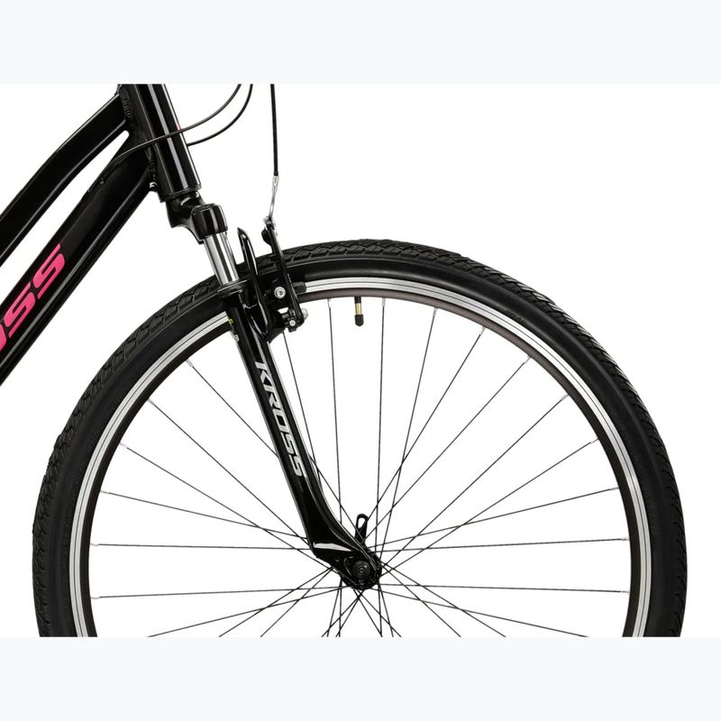 Bicicletta cross da donna KROSS Evado 2.0 In black/pink 6
