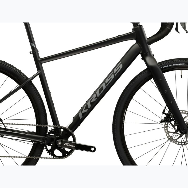 Bicicletta gravel KROSS Esker 1.0 black/graphite/matte 12