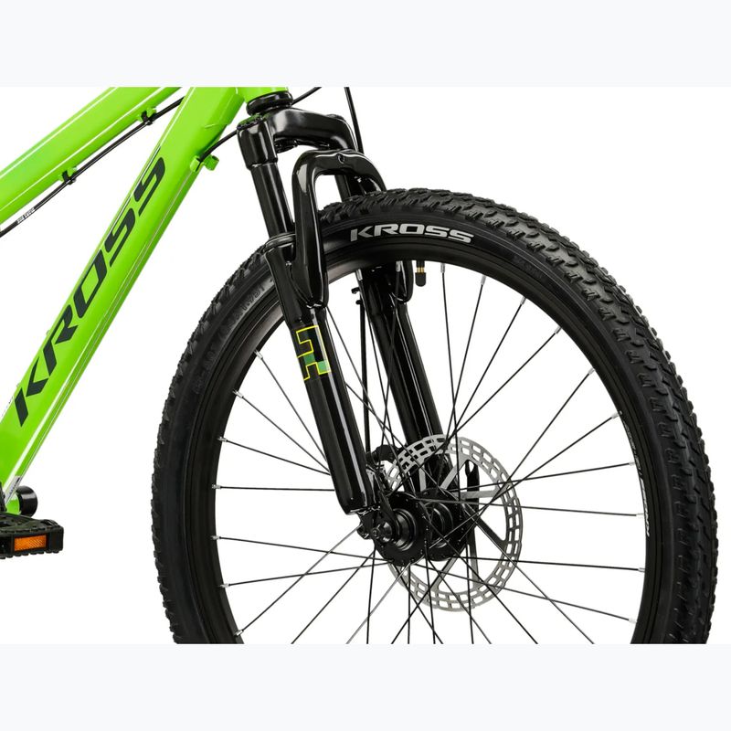 Bicicletta per bambini KROSS Dust Jr 1.0 Dsc green/green/gloss 5