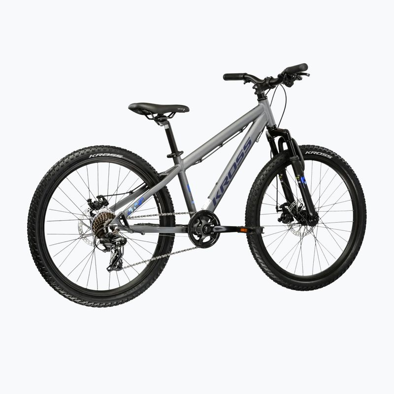 Bicicletta per bambini KROSS Dust Jr 1.0 Dsc grey/navy/matte 3