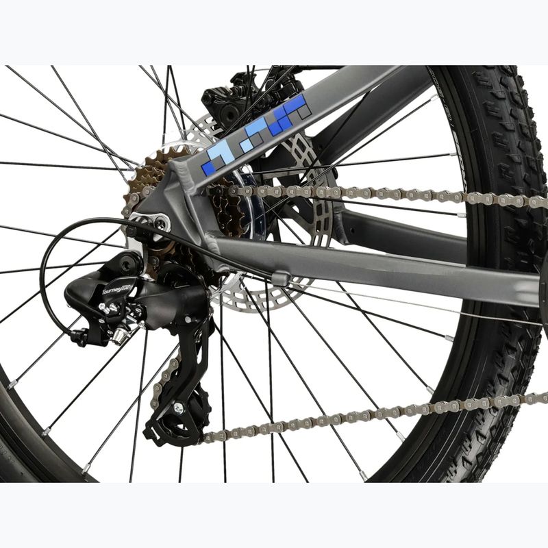 Bicicletta per bambini KROSS Dust Jr 1.0 Dsc grey/navy/matte 6