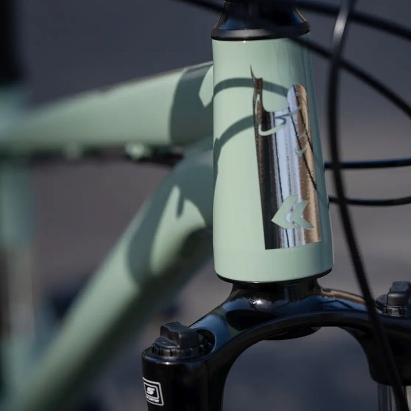 Bicicletta dirt KROSS Spade 1.0 green/silver/gloss 14