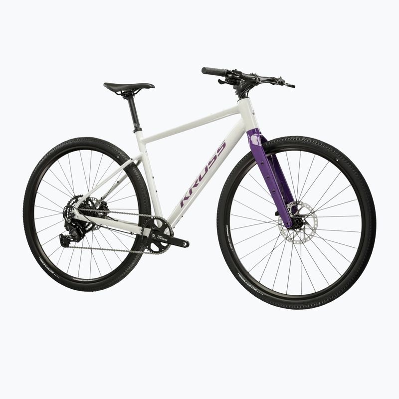 Bicicletta gravel KROSS Esker 1.0 FL grey/purple/gloss 2