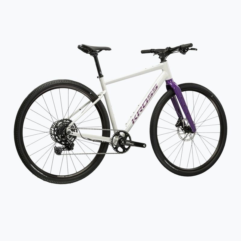 Bicicletta gravel KROSS Esker 1.0 FL grey/purple/gloss 3