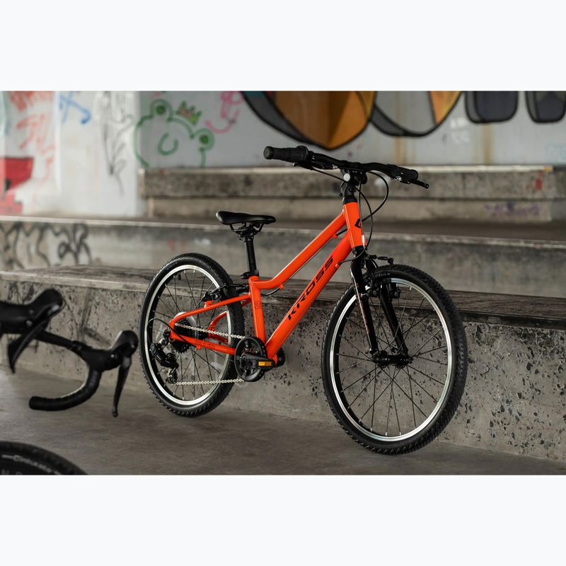Bicicletta per bambini KROSS Liftie 20 orange/black/gloss 12