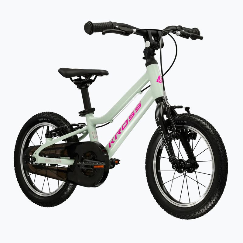 Bicicletta per bambini KROSS Liftie 14 mint/pink/matte 2