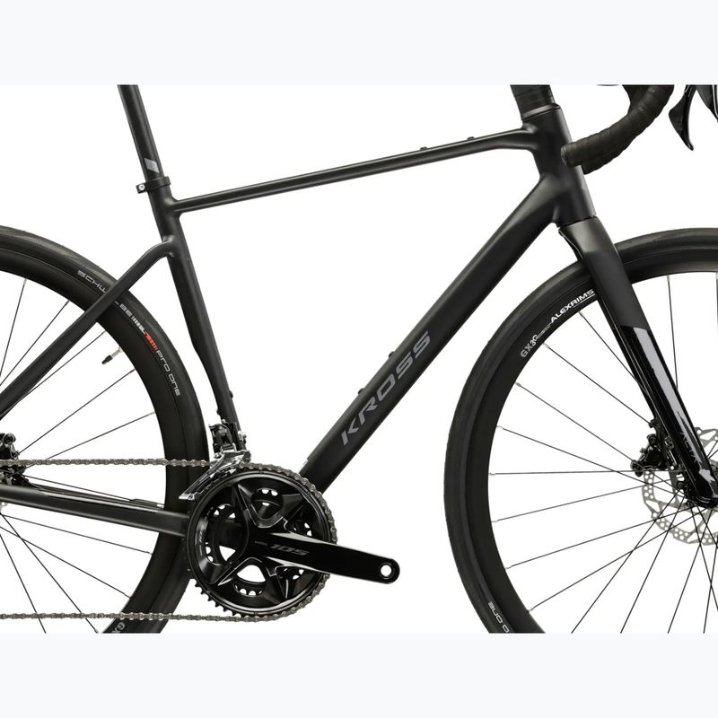 Bicicletta da corsa KROSS Alta 4.0 black/graphite/matte 12