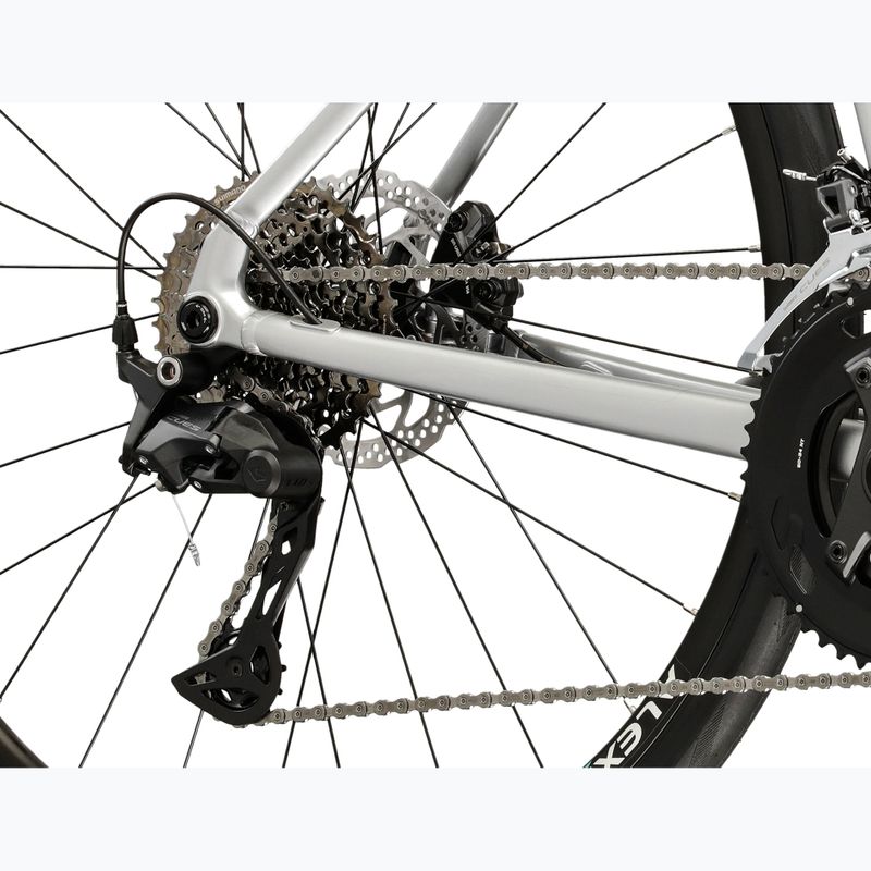 Bicicletta da corsa KROSS Alta 2.0 silver/turquoise/gloss 7