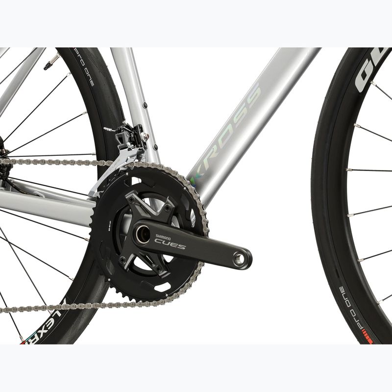 Bicicletta da corsa KROSS Alta 2.0 silver/turquoise/gloss 8
