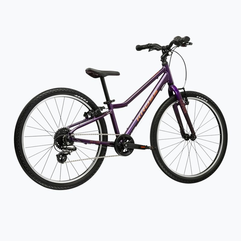Bicicletta per bambini KROSS Liftie 24 purple/copper/gloss 3