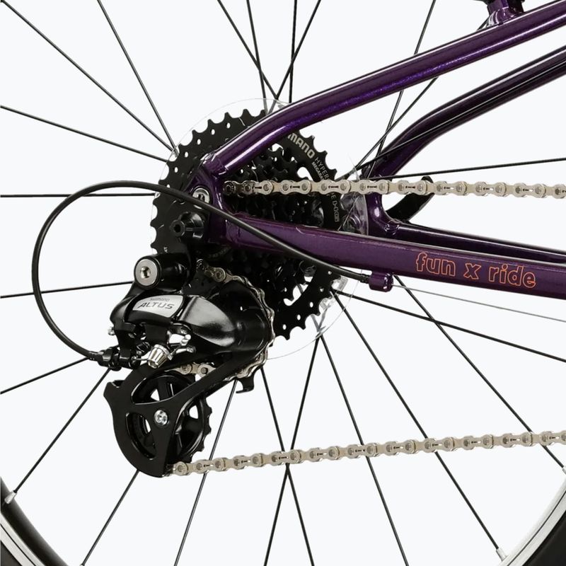 Bicicletta per bambini KROSS Liftie 24 purple/copper/gloss 7