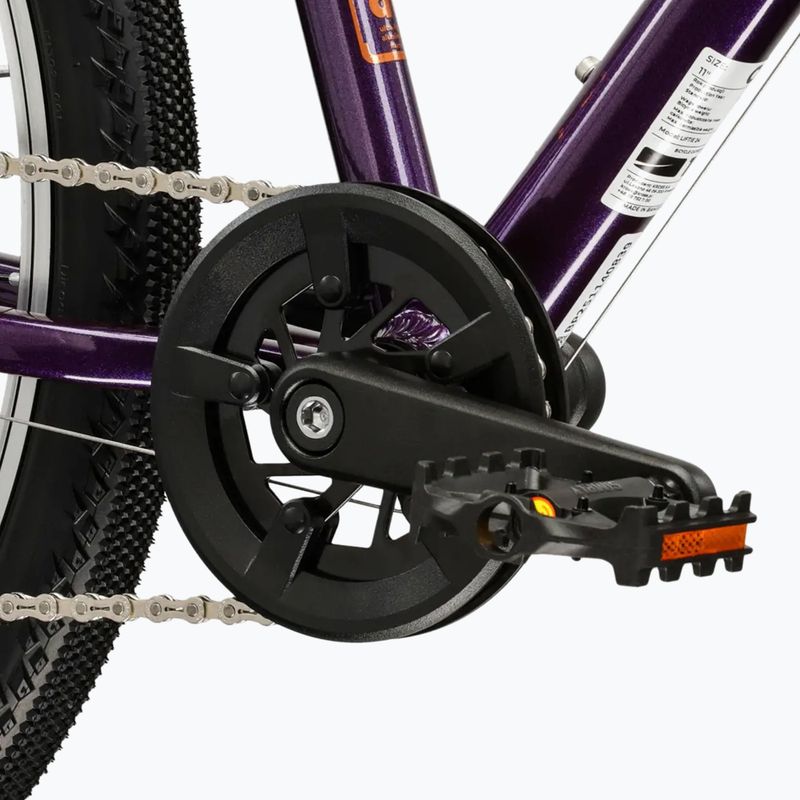 Bicicletta per bambini KROSS Liftie 24 purple/copper/gloss 8