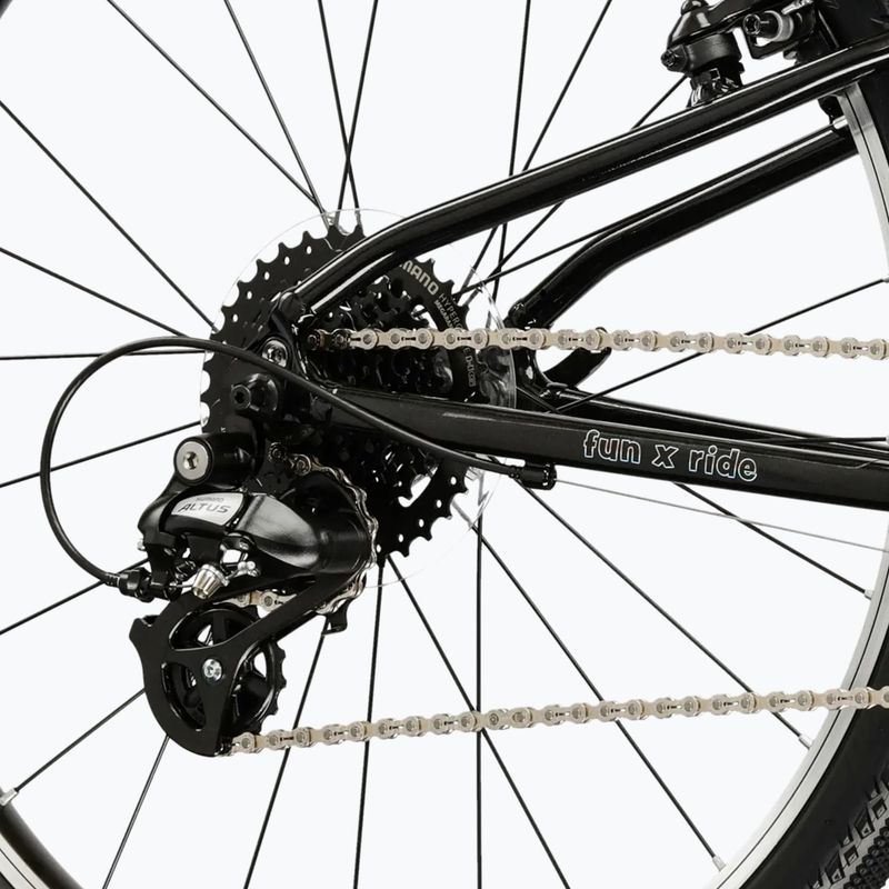 Bicicletta per bambini KROSS Liftie 24 black/silver/gloss 7
