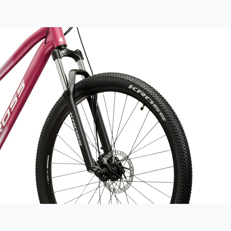 Bicicletta da montagna da donna KROSS Lea 2.0 In 27.5 pink/silver/matte 5
