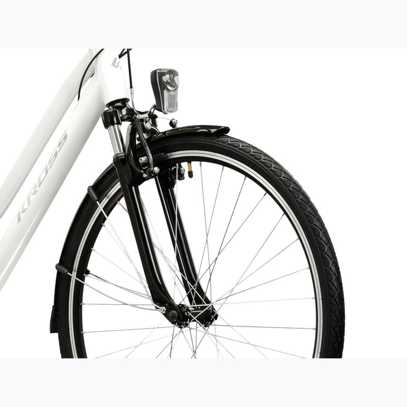 Bicicletta da trekking da donna KROSS Trans 1.0 In white/grey/gloss 5