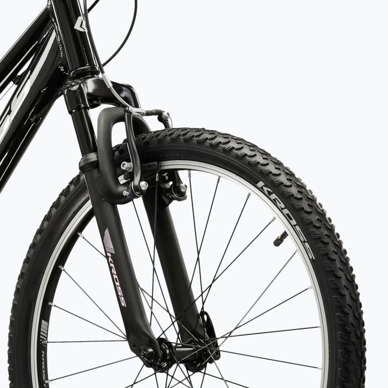 Bicicletta per bambini KROSS Lea Jr 1.0 In black/silver/gloss 5