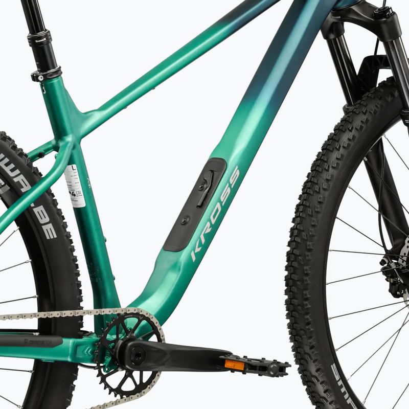 Bicicletta da montagna KROSS Level X500 marine/turquoise/matte 10