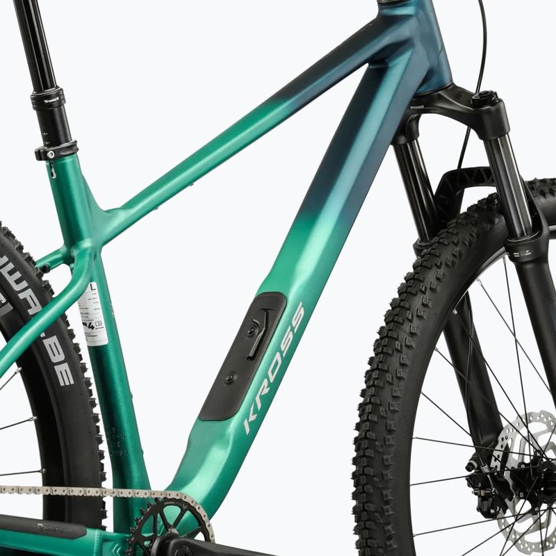 Bicicletta da montagna KROSS Level X500 marine/turquoise/matte 11