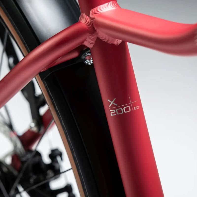 Bicicletta da montagna da donna KROSS Lea X200 Eq W 27.5 pink/silver/matte 14