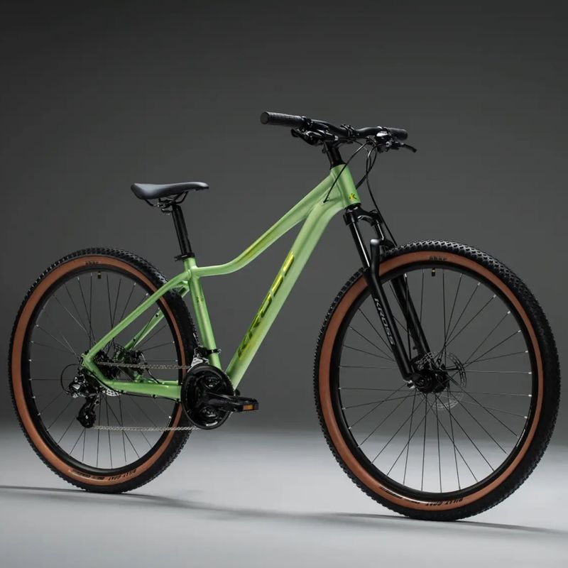 Bicicletta da montagna da donna KROSS Lea X200 W 27.5 green/green/matte 10