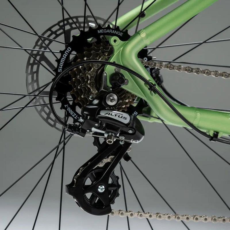 Bicicletta da montagna da donna KROSS Lea X200 W 27.5 green/green/matte 11