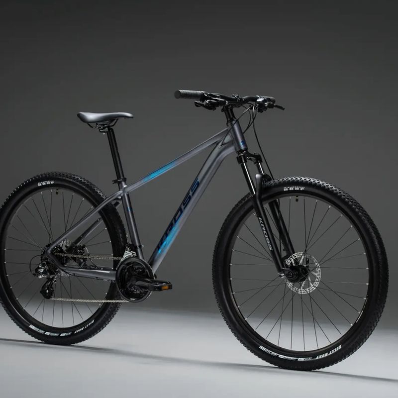 Bicicletta da montagna KROSS Hexagon X200 29" grey/blue/matte 10
