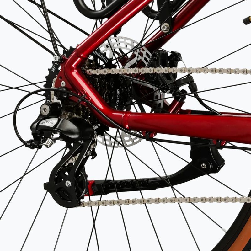 Bicicletta da montagna KROSS Hexagon X200 EQ 29" ruby/graphite/gloss 7