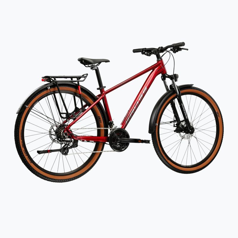 Bicicletta da montagna KROSS Hexagon X200 EQ 27,5" ruby/graphite/gloss 3