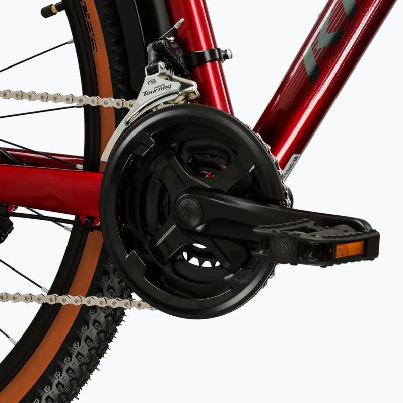 Bicicletta da montagna KROSS Hexagon X200 EQ 27,5" ruby/graphite/gloss 9