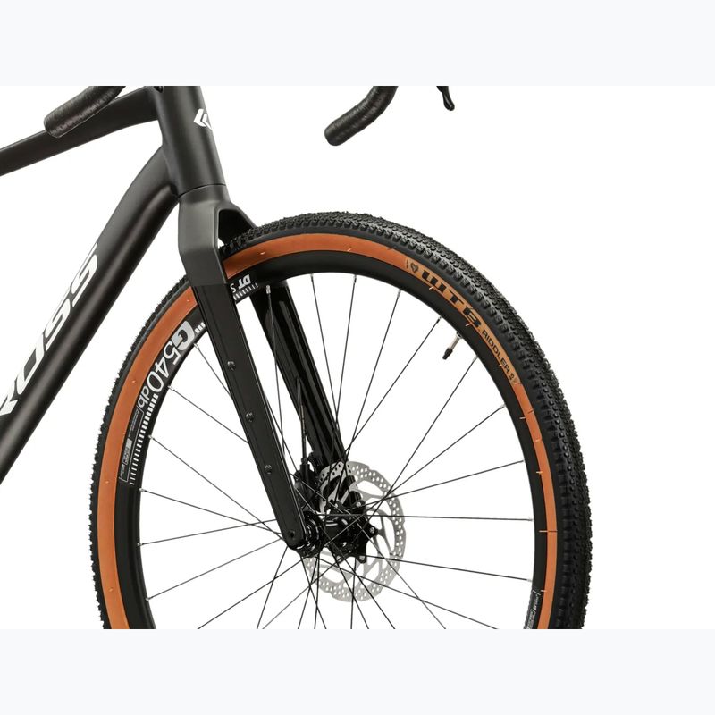 Bicicletta gravel KROSS Esker 6.0 black/white/matte/gloss 7