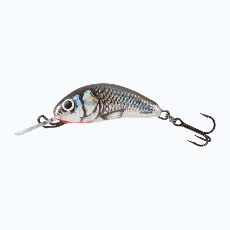 Salmo Hornet FLO wobbler 3,5 cm ologramma grigio shiner