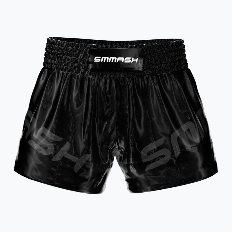 Pantaloncini da allenamento SMMASH Muay Thai Shadow 2.0 da uomo, nero