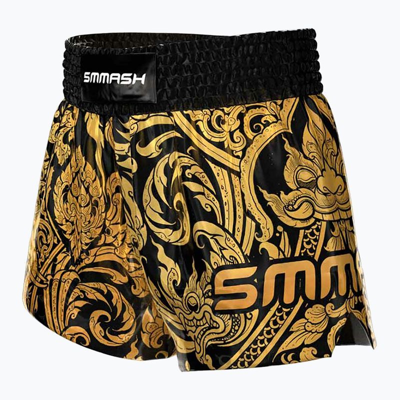 Pantaloncini da allenamento SMMASH Muay Thai Story da uomo, oro 3