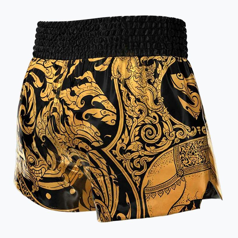 Pantaloncini da allenamento SMMASH Muay Thai Story da uomo, oro 6