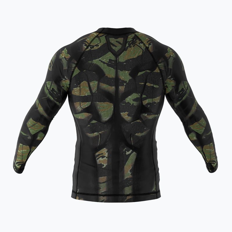 SMMASH Tiger Armour, maglia a maniche lunghe da uomo, verde 2