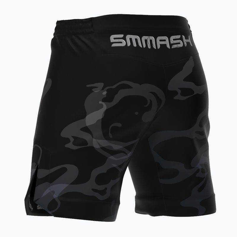 Pantaloncini da allenamento SMMASH Takeo da uomo, nero 5