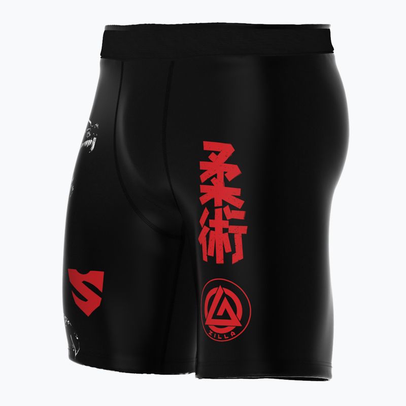 Pantaloncini da allenamento SMMASH Vale Tudo Pro Zilla da uomo, rosso 3