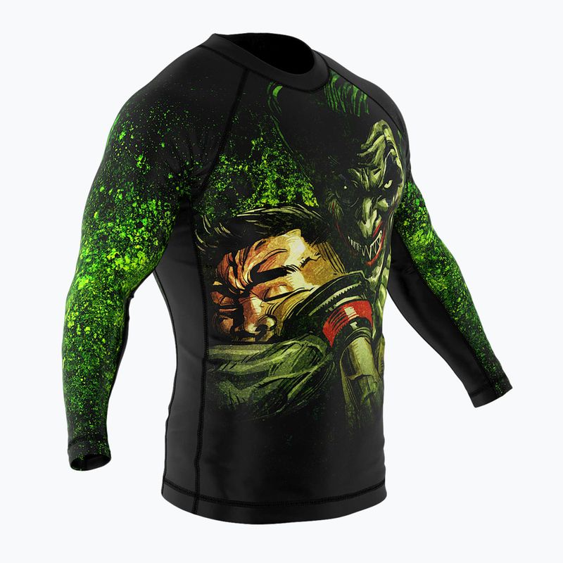 SMMASH The Choker, rashguard a maniche lunghe da uomo di colore verde 4