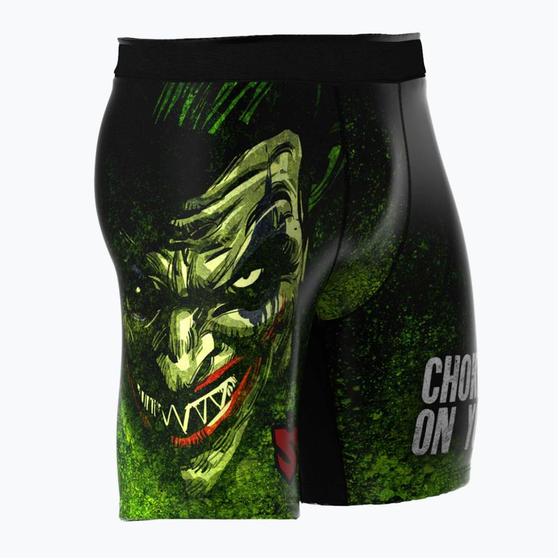 Pantaloncini da allenamento SMMASH Vale Tudo Pro The Choker verde uomo 3