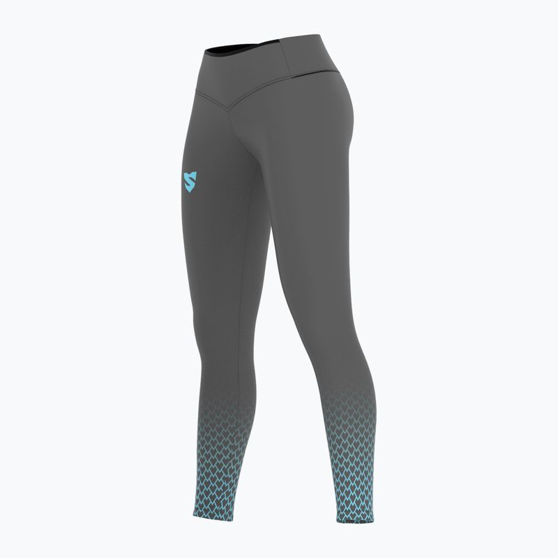 Leggings da allenamento SMMASH Scale 3D a vita alta da donna, grigio