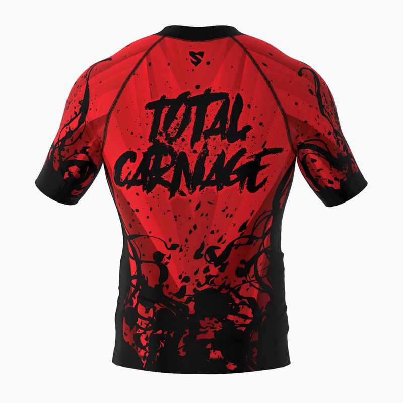 SMMASH Carnage, costume da bagno da uomo, rosso 2