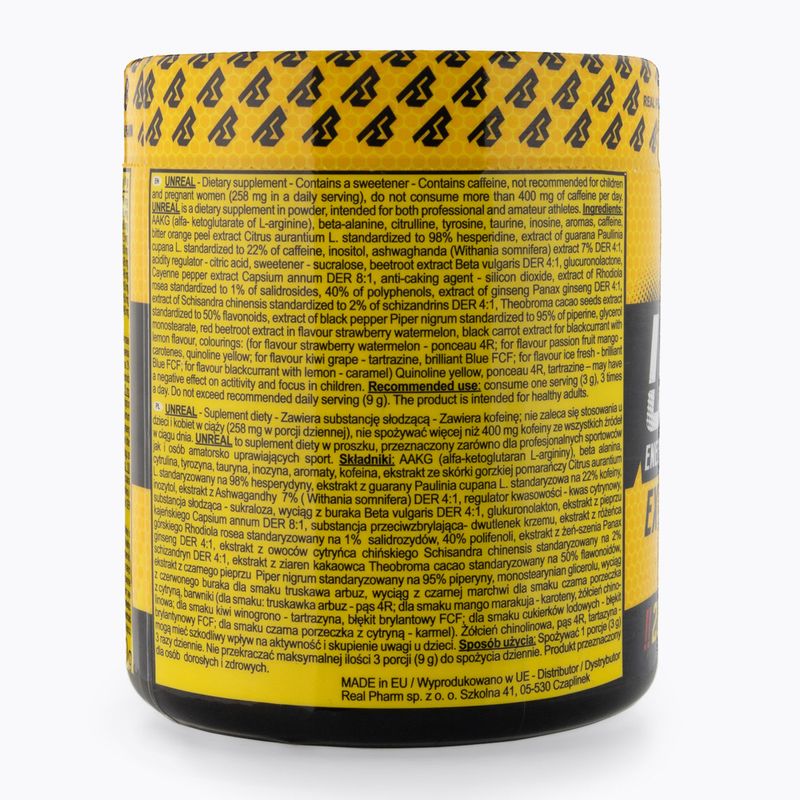 Pre-allenamento Real Pharm Unreal al ribes nero 2
